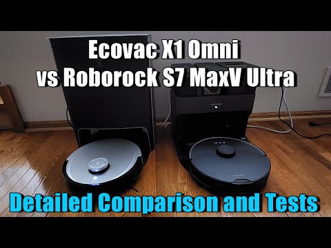 Roborock S7 MaxV Ultra vs Ecovac X1 Omni