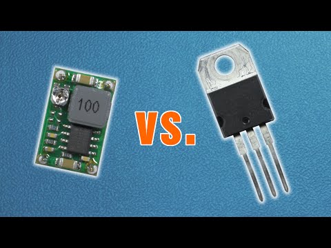 Buck converter vs. linear voltage regulator - practical comparison
