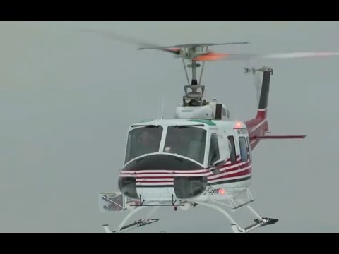 Bell 205 Engine Start-up and Takeoff, Awesome Sound!