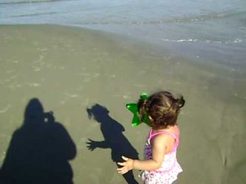Elly's walk at the beach