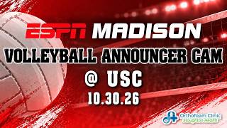 LIVE ANNOUNCER CAM: No. 8 Wisconsin Badgers vs. USC Trojans