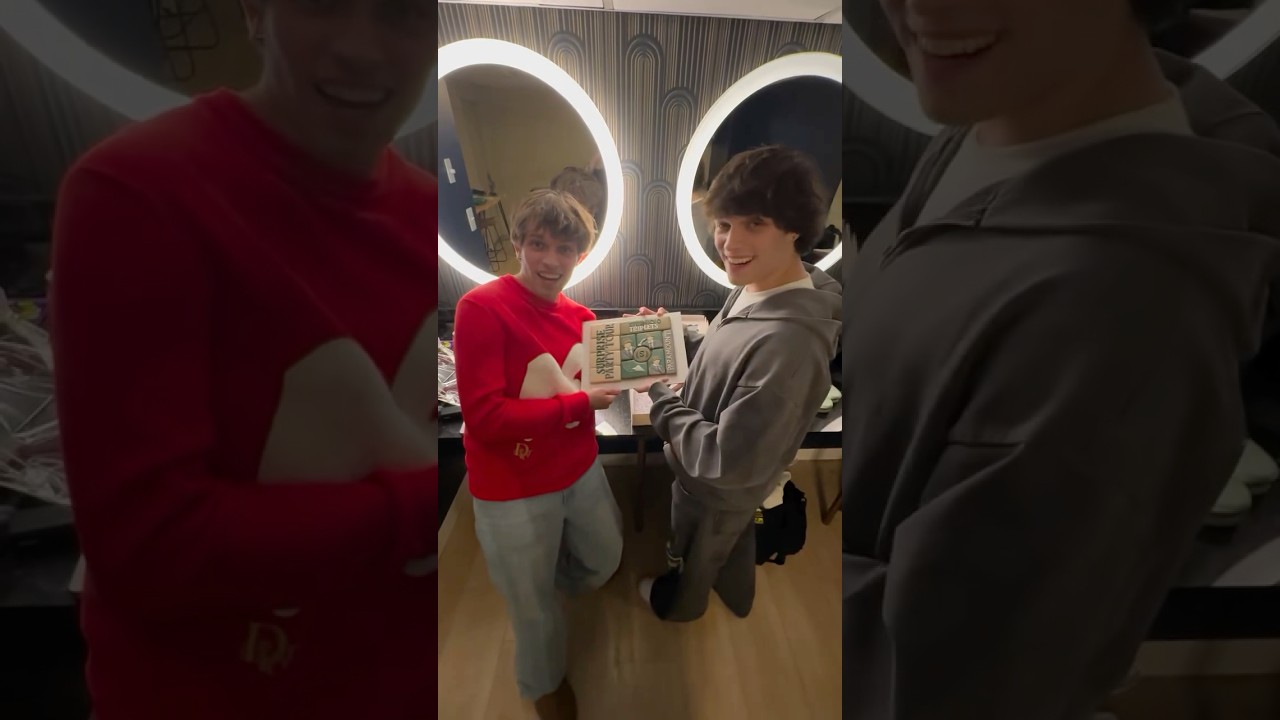 sturniolo triplets on insta - "Thank you paramount !"