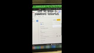 How to Make a Password Tutorial