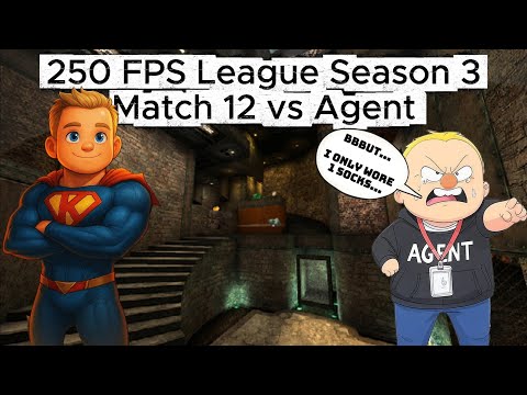 250 FPS League - Match 12 vs Agent | Quake Live