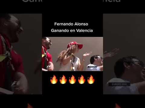 Grande vitória de Fernando Alônso. Gp da Europa  Valência/Espanha 🇪🇸 #shorts #f1 #ferrari #alonso