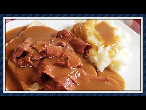 Traditional Hot Roast Beef Sandwich -- Not Just Any...