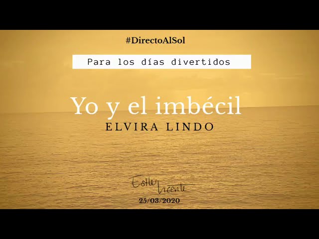 Vídeo relacionado con Yo y el Imbécil (Biblioteca furtiva)
