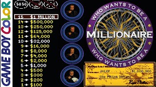 Who Wants To Be A Millionaire Game Boy Color - C&M Playthrough