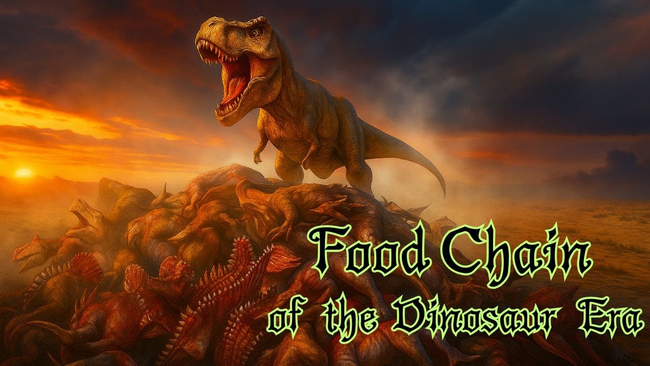 Food Chain of the Dinosaur Era 1(Battle, T-rex, Spinosaurus,Velociraptor, Tarbosaurus,Tyrannosaurus)