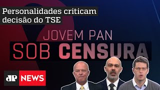 Salles, Schelp e Motta debatem sobre censura do TSE ao grupo Jovem Pan