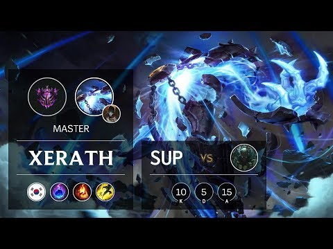 Xerath Support vs Pyke - KR Master Patch 9.21