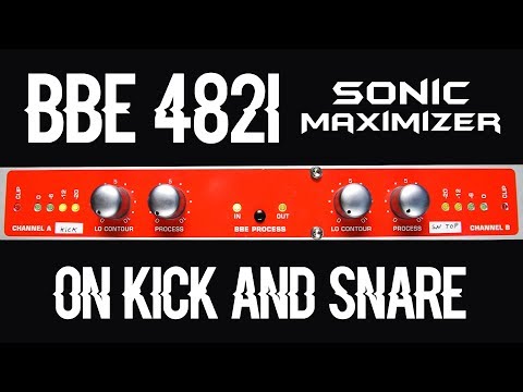 BBE 482i Sonic Maximizer On Kick And Snare (Used at Blackbird Studio)