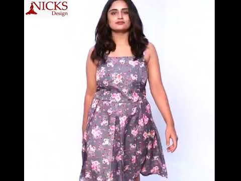 Floral Pattern Frock for Girls & Women | Stunning Frock For Girls & Women