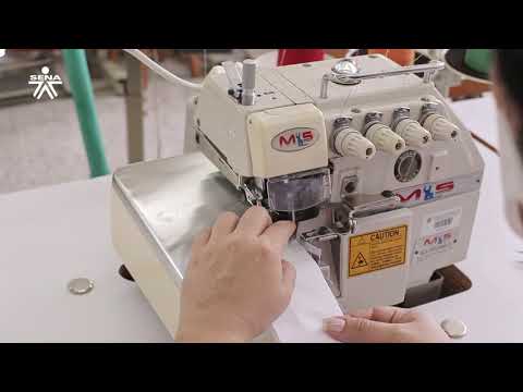 Operaciones básicas para el manejo de máquina fileteadora Paso 1  Operación para unir piezas, en