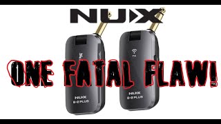 Video thumbnail for NUX B-2 Plus Wireless Guitar System Review l One Fatal Flaw! by sceri gai