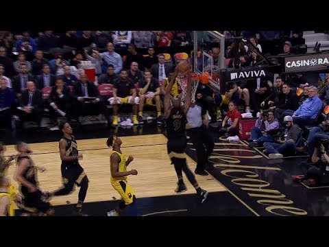 Raptors Highlights: DeRozan to Ibaka Alley-Oop - April 6, 2018