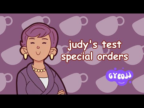 judy's test: special orders | good coffee, great coffee