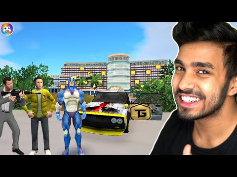 TECHNO GAMERZ in Rope Hero Vice Town in Hindi Game Definition I Escaped The Mr Meat Prison GTA V