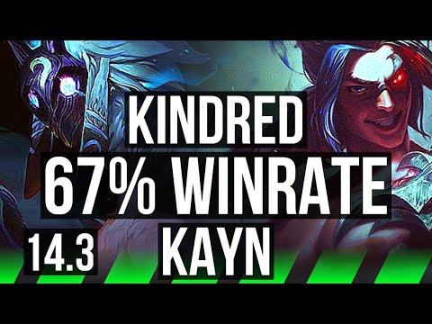 KINDRED vs KAYN (JNG) | 67% winrate, 11/6/20 | BR Challenger | 14.3
