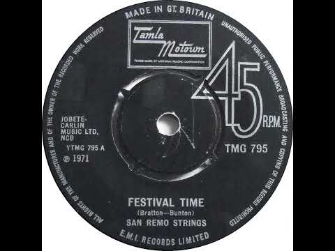 UK New Entry 1971 (223) San Remo Strings - Festival Time