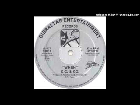 CC & Co - When (12 Inch Mix) 1987