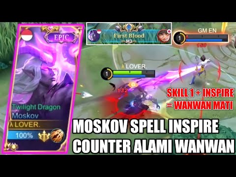 TOP 1 MOSKOV BIKIN WANWAN TIDAK BERDAYA !! - MOBILE LEGENDS