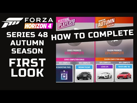 Forza Horizon 4 Series 48 Autumn First Look Tunes & Blueprints
