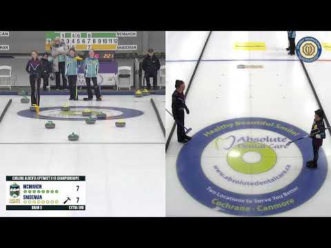 McMahon vs Snideman - 2023 Curling Alberta Optimist U18 Girls Provincials