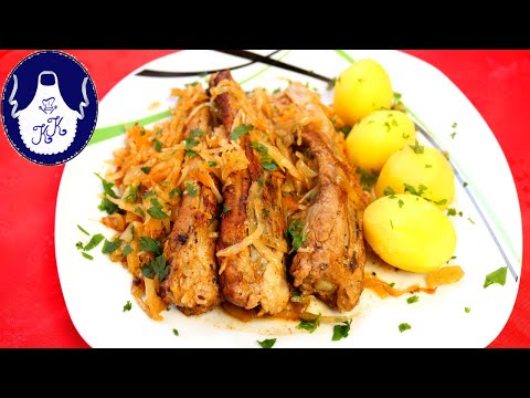 Ein leckeres Mittagessen mit Rippchen, einfaches und schnelles Rezept