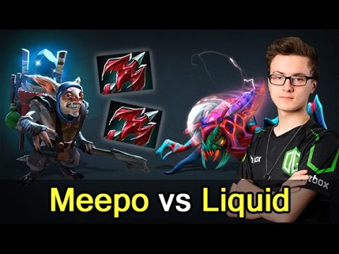 Meepo with Abed's build stomping Liquid — Dota 2