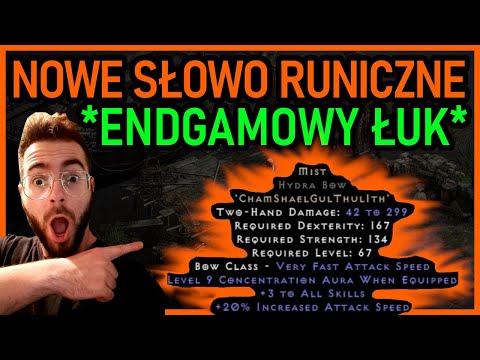 KOLEJNE NOWE SŁOWO RUNICZNE *ENDGAMOWY ŁUK* "MIST" *PATCH 2.4 UPDATE*  DIABLO 2: RESURRECTED!