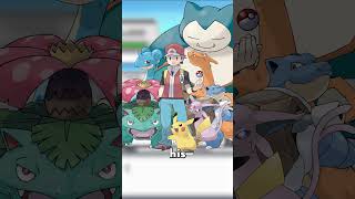 How Does Red Rank as a Pokémon Champion? #shorts