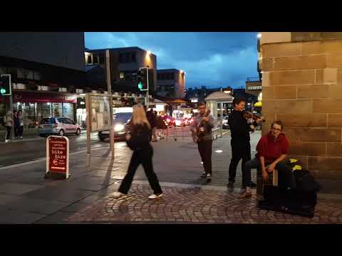 My overseas trip 2017 - Buskers in Inverness