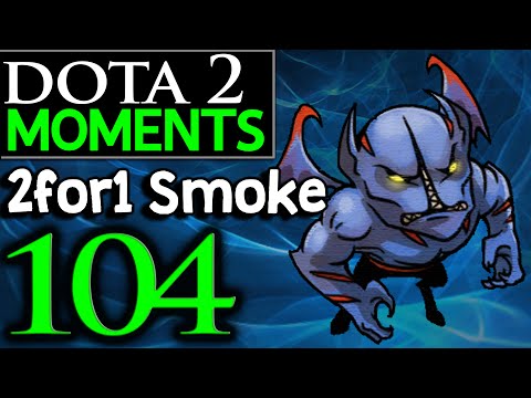Dota 2 Moments #104 - 2for1 Smoke
