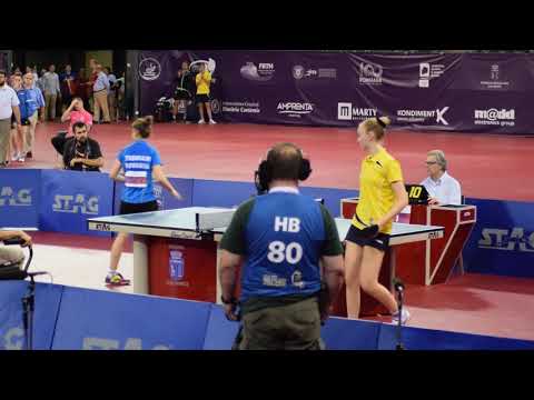 Ifi asztalitenisz Eb: Elena Zaharia-Rebecca Muskantor 3-3