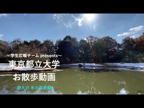 【学生広報チーム】東京都立大学 お散歩動画 －南大沢　冬の風景編－