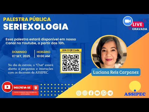 📌 Luciana Carpanez | SERIEXOLOGIA #conscienciologia #consciousness #autoconhecimento #bioenergia