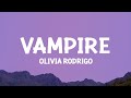 @OliviaRodrigo - vampire (Lyrics) | The World Of Music