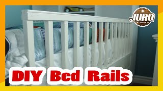 DIY Simple Toddler Bed Rails | JURO Workshop