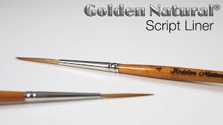 SILVER GOLDEN NATURAL PINCEL SCRIPT LINER MANGO CORTO SERIE 2007S