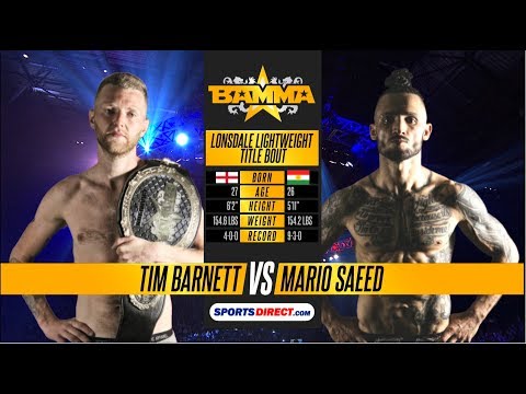Tim Barnett vs Mario Saeed full fight