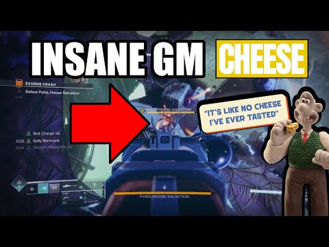 INSANE Grandmaster Nightfall Solo CHEESE | ANYONE Can Do This | Exodus Crash [Destiny 2]
