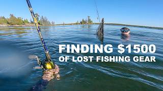 We Found $1500 Of Lost Fishing Gear!