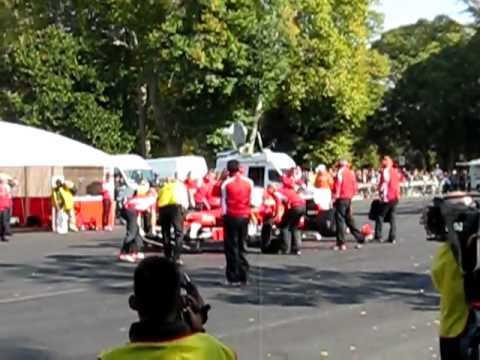 Partenza Ferrari F60 Firenze