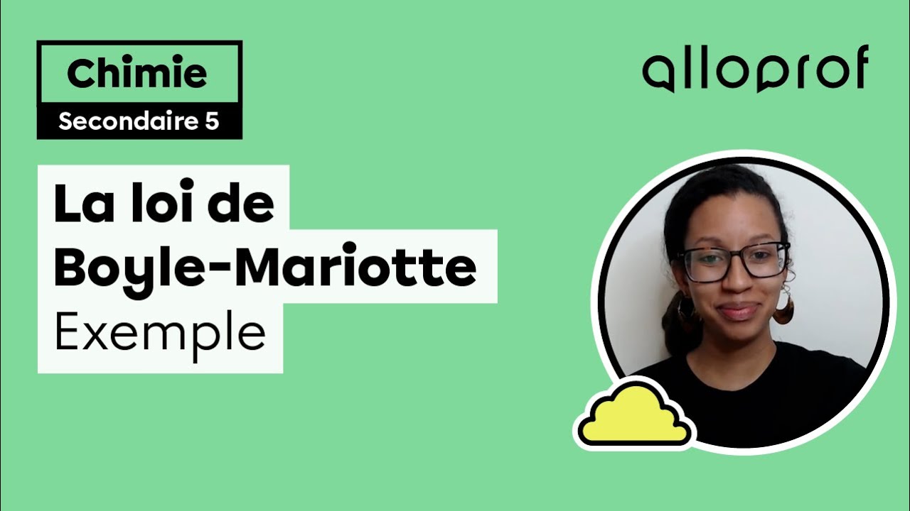 La loi de Boyle-Marriotte - Exemple