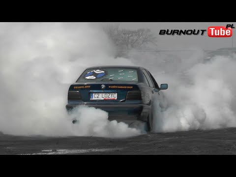 Eliminacje Pokazu mocy klasa STREET i pożar - BMW E36 328 "ŁOŻYC" - Majówka z BMW 2022 Toruń