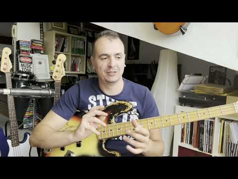 Funk Groove divertente con note di tensione - Lezione basso 175