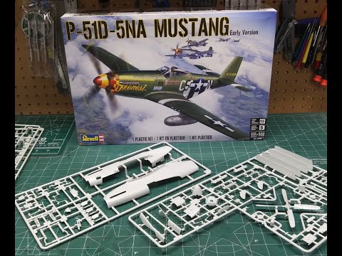 Revell – P-51D Mustang, 1/32, 03944 video