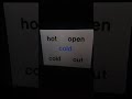 Sesame Street Match The Word Cold