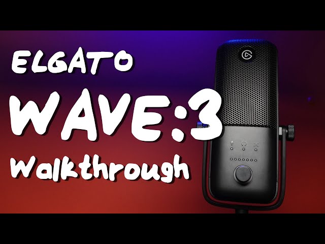 Microphone Elgato Wave 3